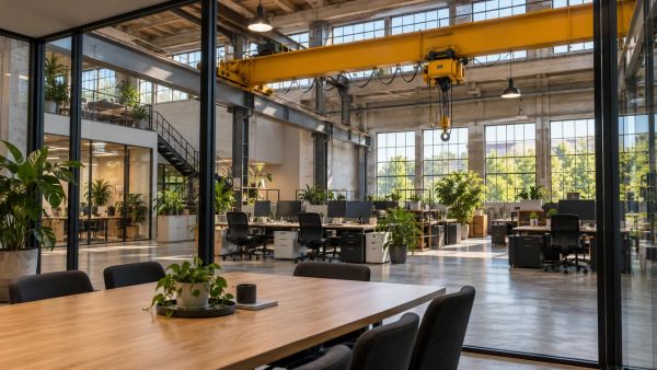 Les avantages d'un pont roulant industriel suspendu pour votre bureau
