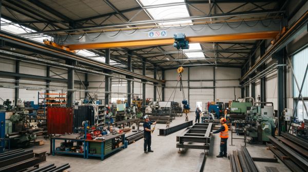 Optimisez votre espace de travail avec un pont roulant industriel suspendu